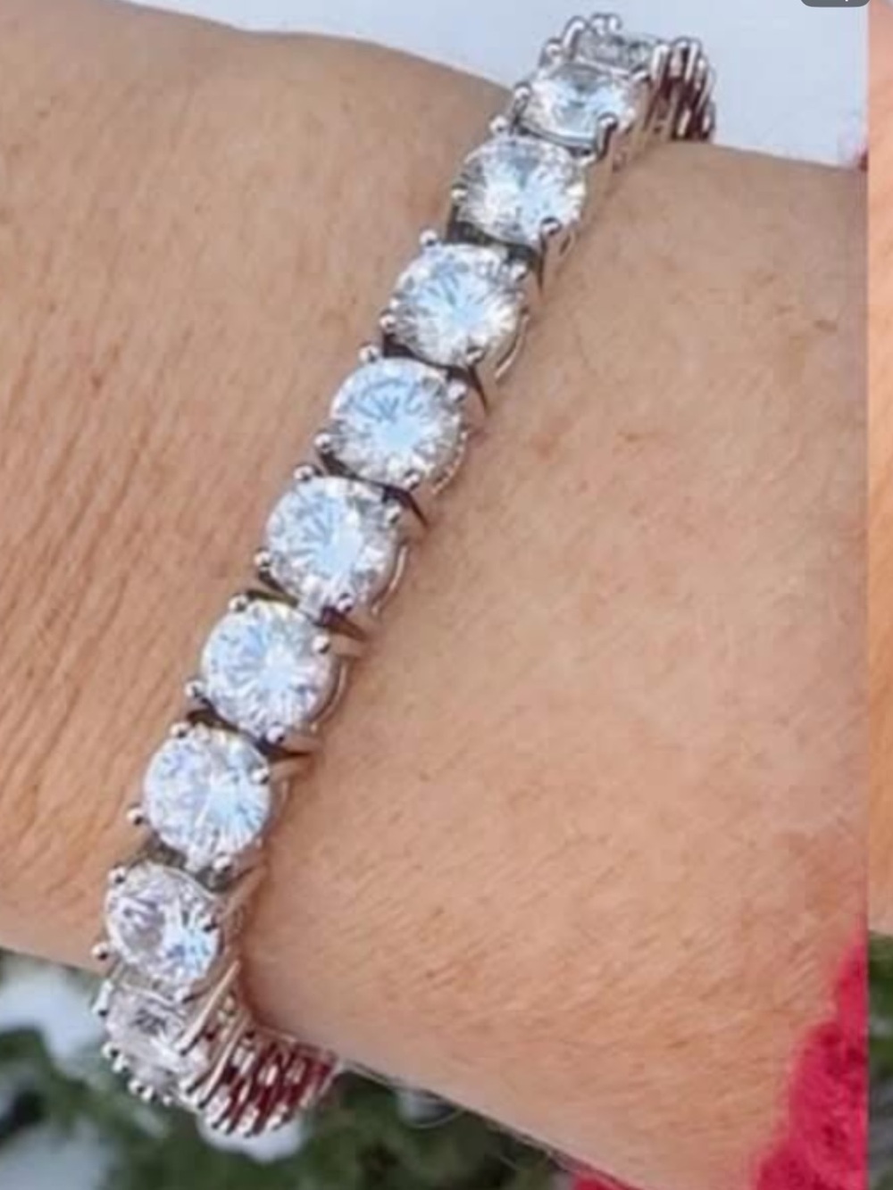 Park Lane Silver Bracelet with Clear Stones mini impression bracelet